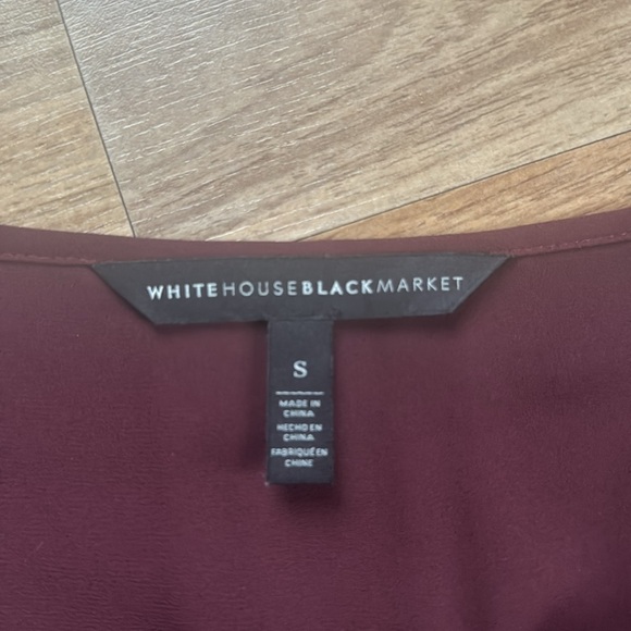 Burgundy Dress from White House Black Market Size Small - Picture 2 of 8
